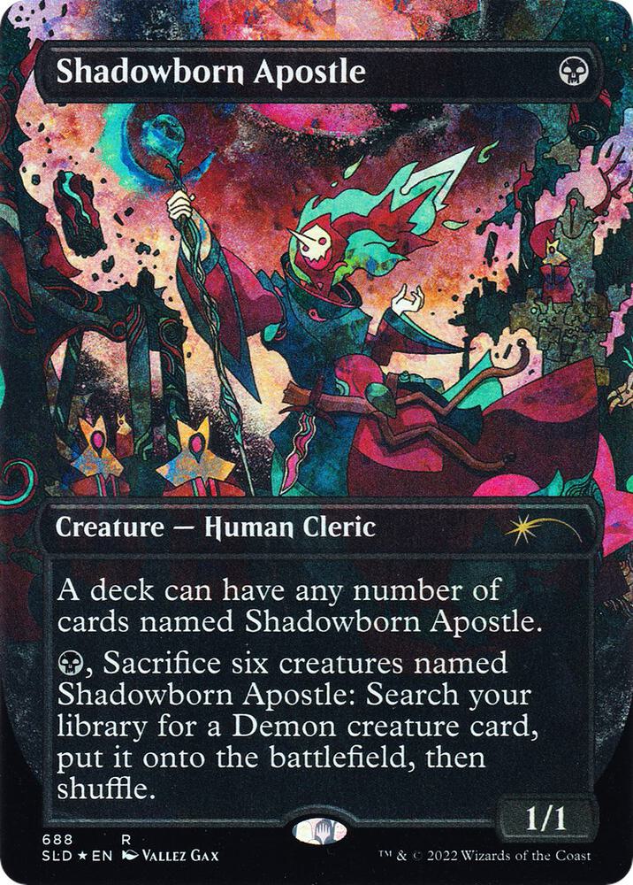 Shadowborn Apostle 688 card from Secret Lair Drop Series