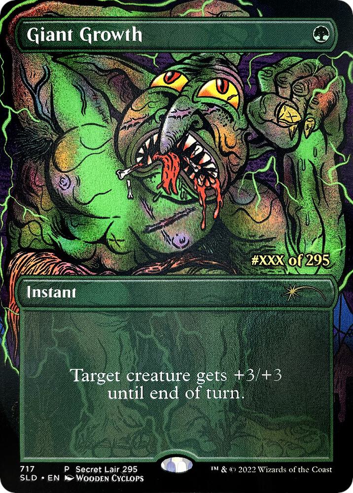 Giant Growth (Serial Numbered) 717 card from Secret Lair Drop Series
