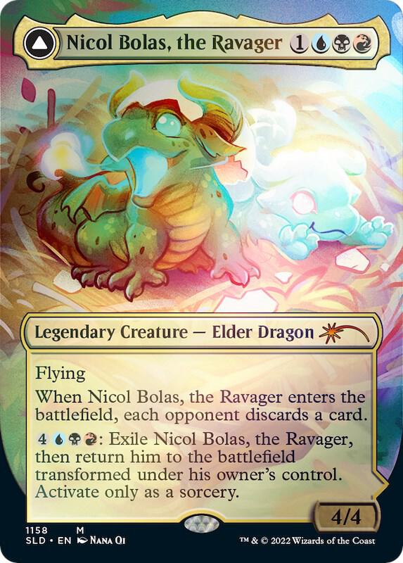 Nicol Bolas, the Ravager 1158 card from Secret Lair Drop Series