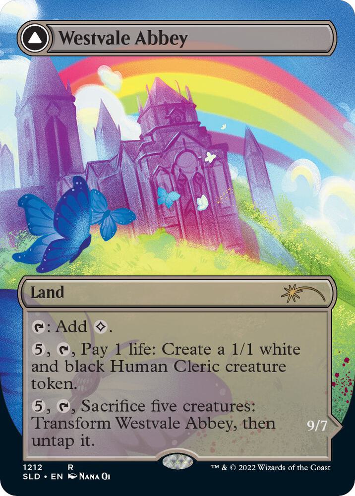 Westvale Abbey (Display Commander) - Thick Stock 1212 card from Secret Lair Drop Series