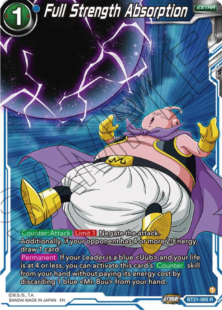 Full Strength Absorption BT21-065 card from Wild Resurgence