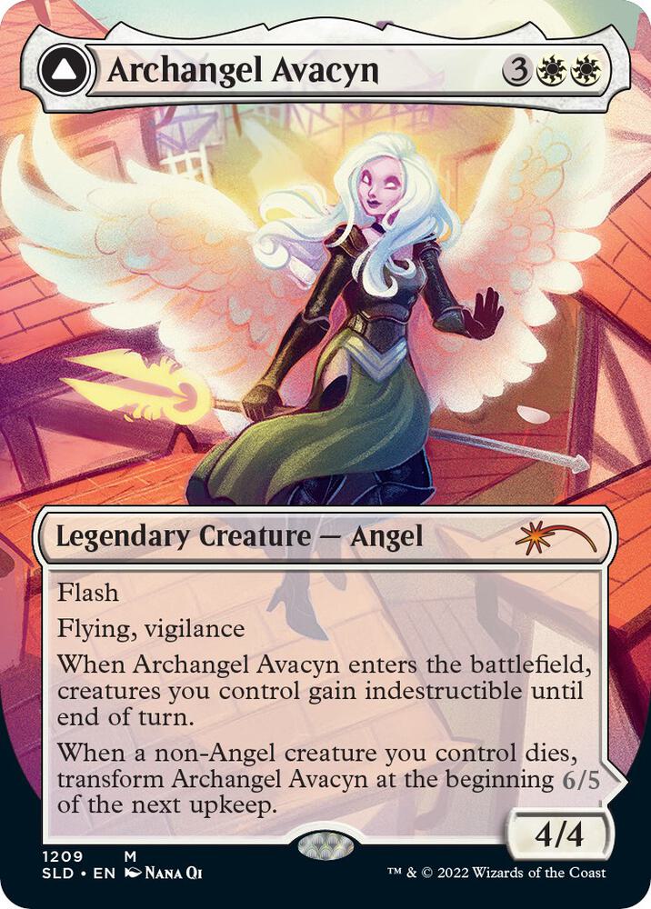 Archangel Avacyn (Display Commander) - Thick Stock 1209 card from Secret Lair Drop Series