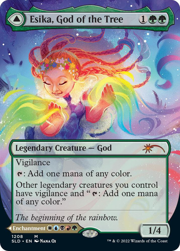 Esika, God of the Tree (Display Commander) - Thick Stock 1208 card from Secret Lair Drop Series