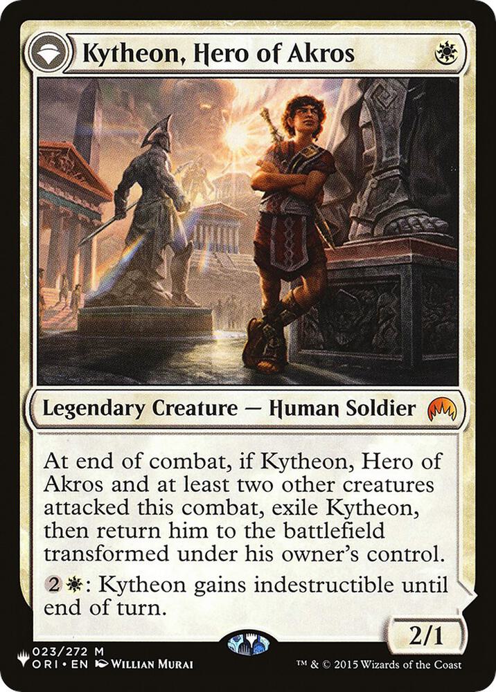 Kytheon, Hero of Akros 23 card from The List Reprints