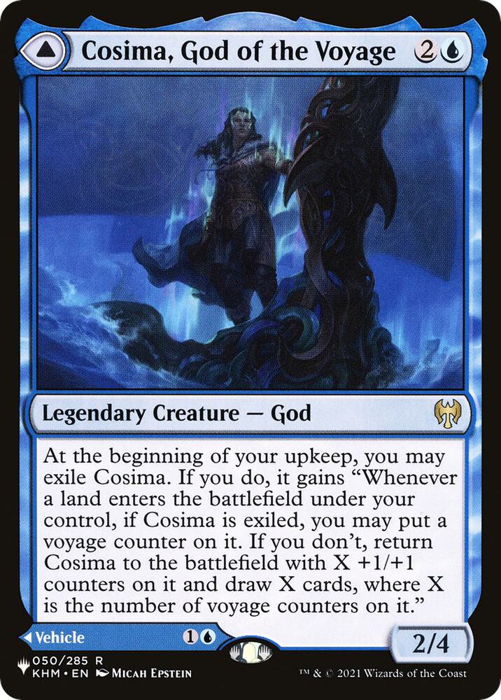 Cosima, God of the Voyage 50 card from The List Reprints