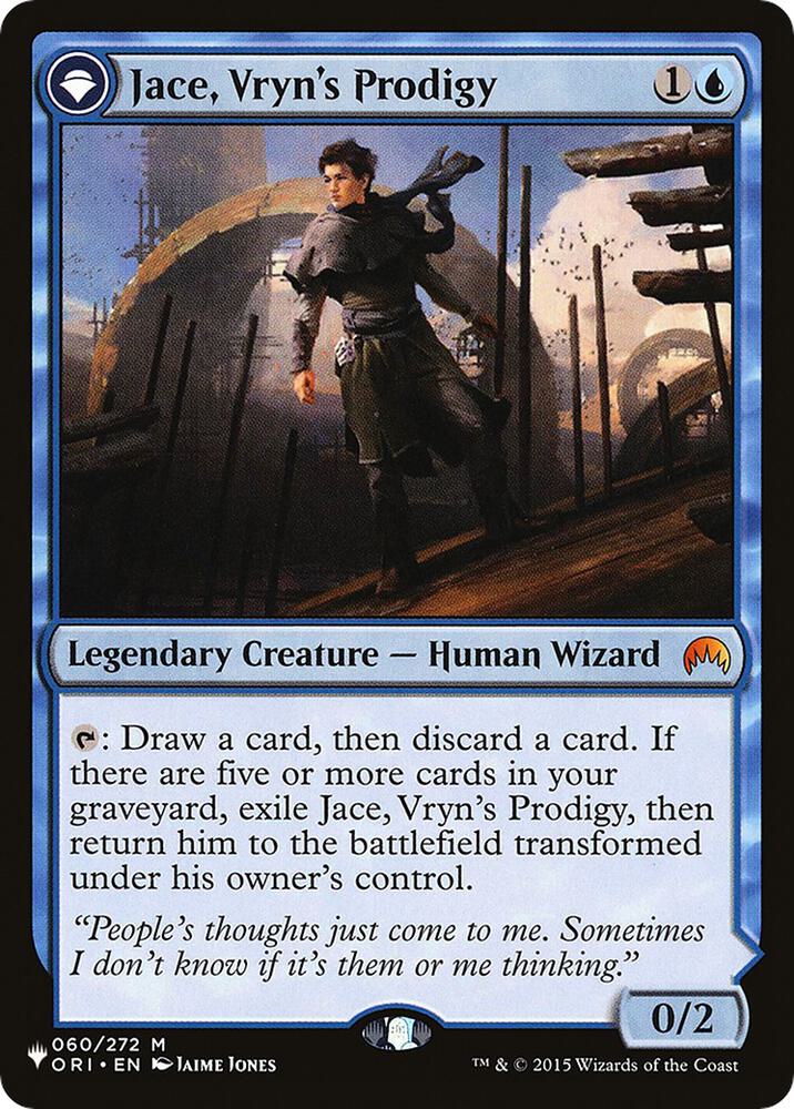 Jace, Vryn's Prodigy 60 card from The List Reprints