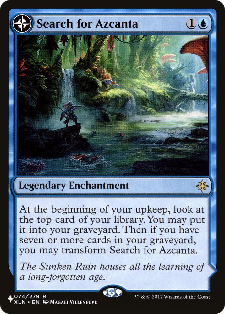 Search for Azcanta 74 card from The List Reprints