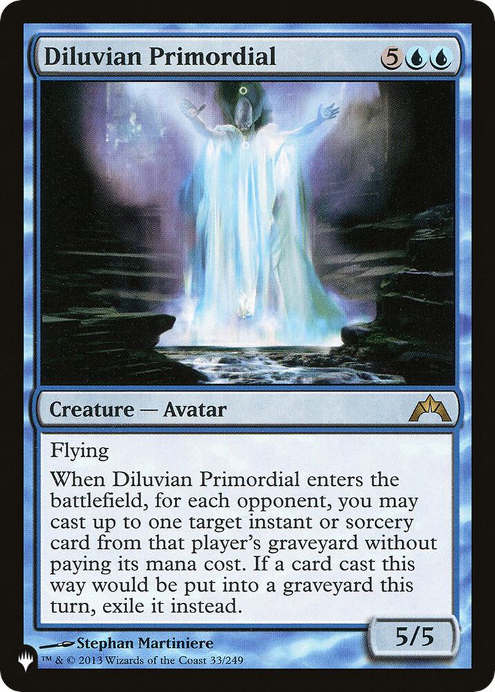 Diluvian Primordial 33 card from The List Reprints