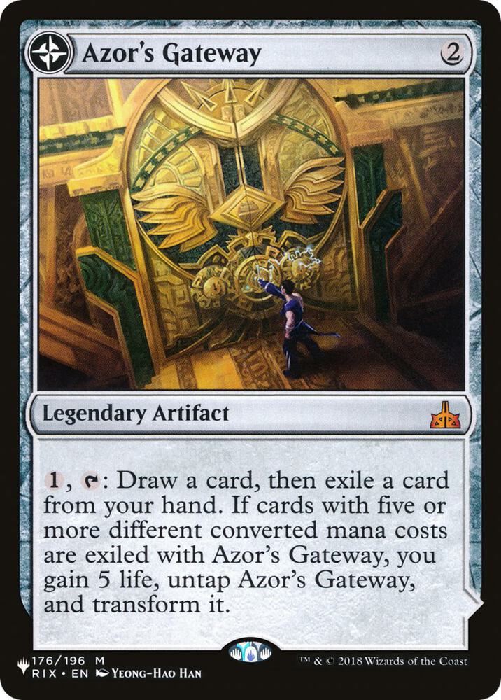 Azor's Gateway 176 card from The List Reprints