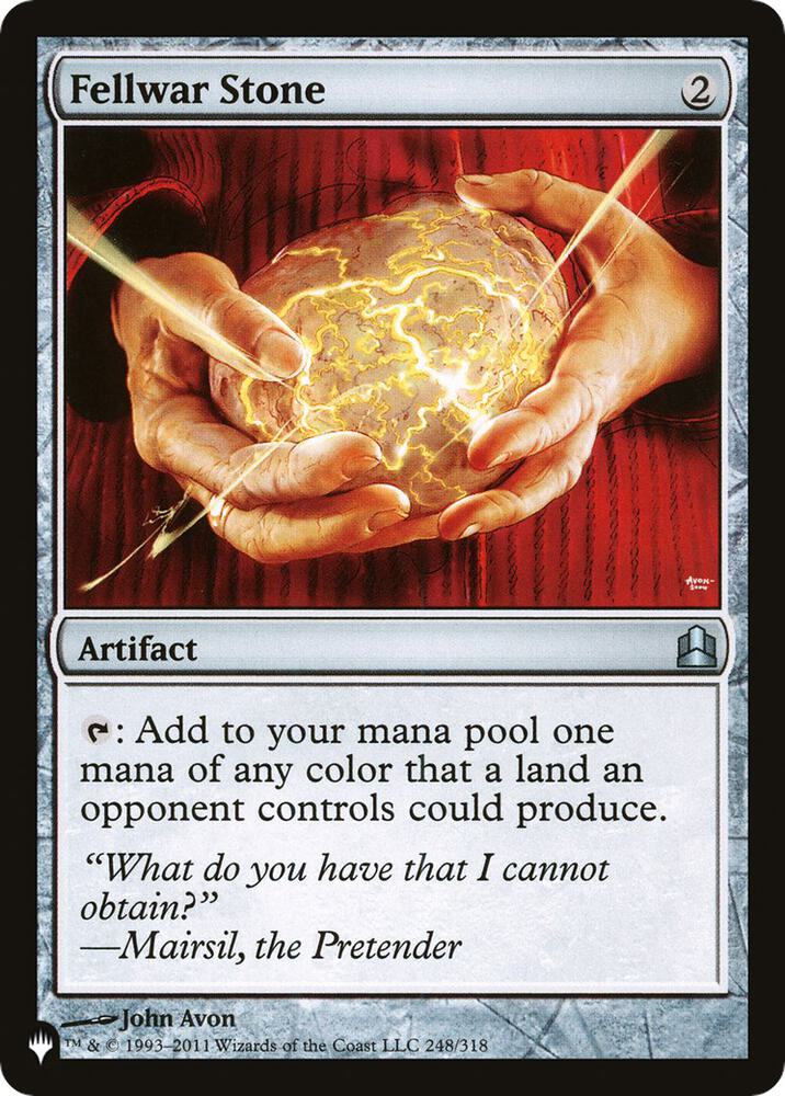 Fellwar Stone (CMD) 248 card from The List Reprints