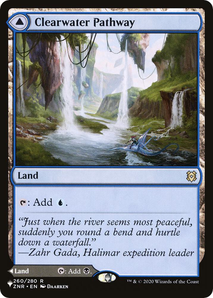 Clearwater Pathway 260 card from The List Reprints