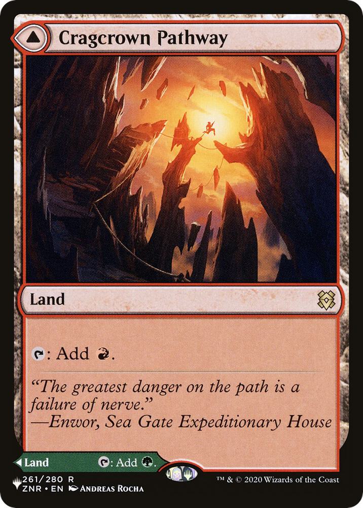 Cragcrown Pathway 261 card from The List Reprints
