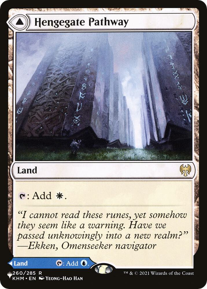 Hengegate Pathway 260 card from The List Reprints