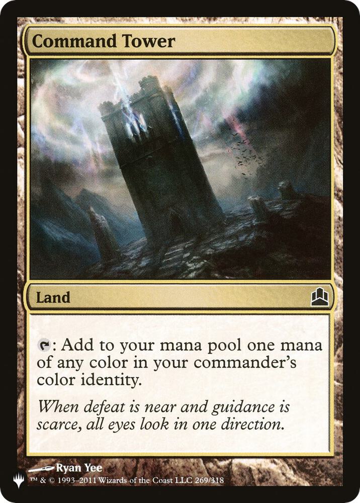 Command Tower (CMD) 269 card from The List Reprints