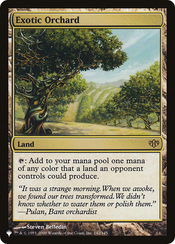 Exotic Orchard (CON) 142 card from The List Reprints