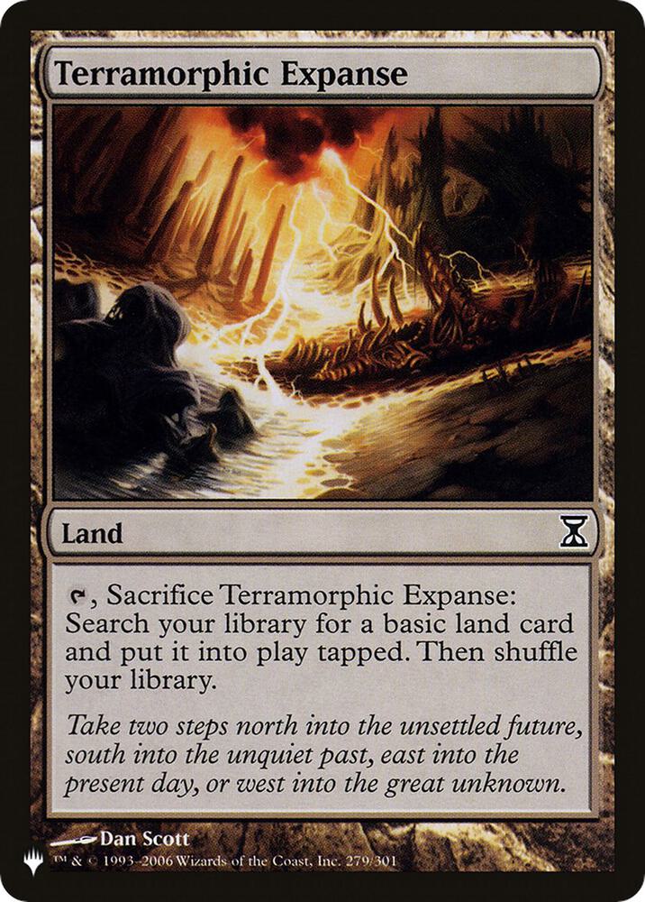 Terramorphic Expanse (TSP) 279 card from The List Reprints