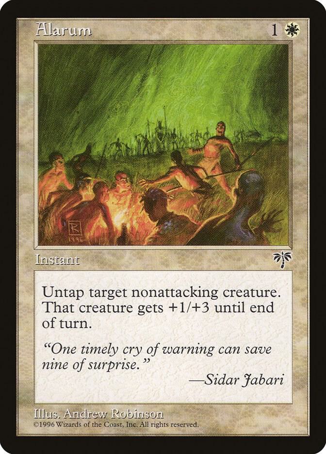 Alarum card from Mirage