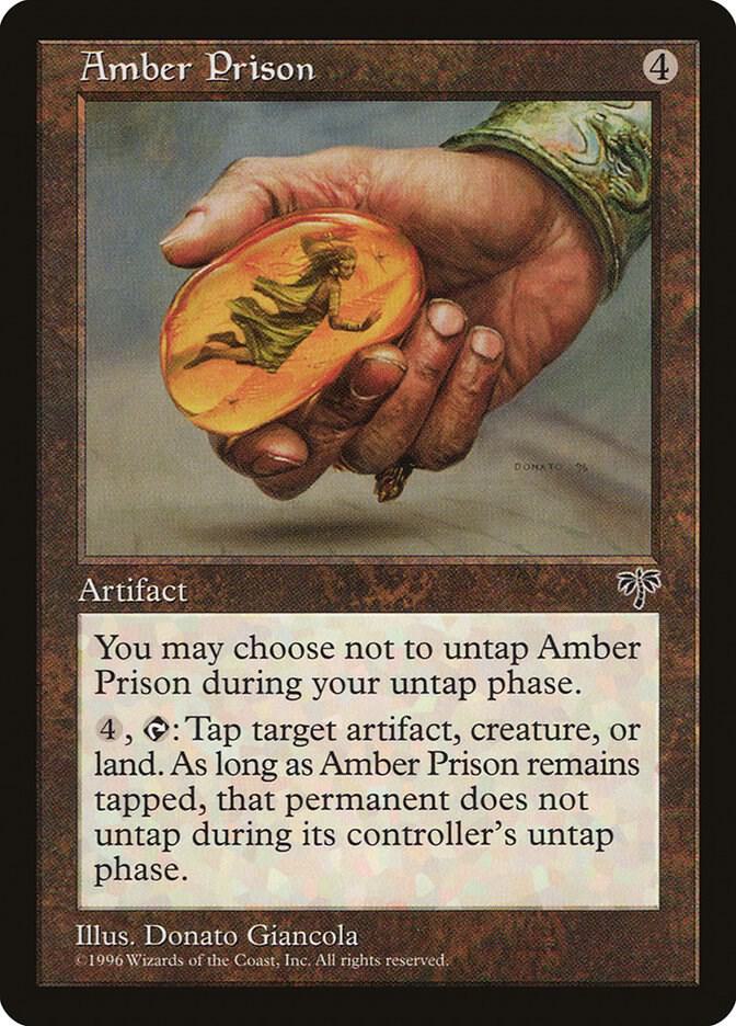 Amber Prison card from Mirage