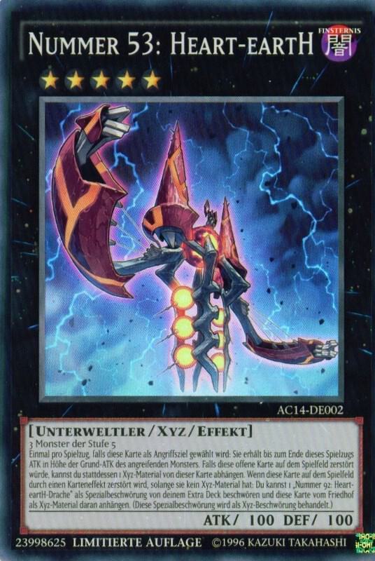 Number 53: Heart-eartH (German) - "Nummer 53: Heart-eartH" AC14-DE002 card from Advent Calendar 2014 (Adventskalender ZEXAL-Edition)
