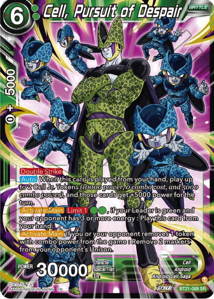 Cell, Pursuit of Despair BT21-088 card from Wild Resurgence