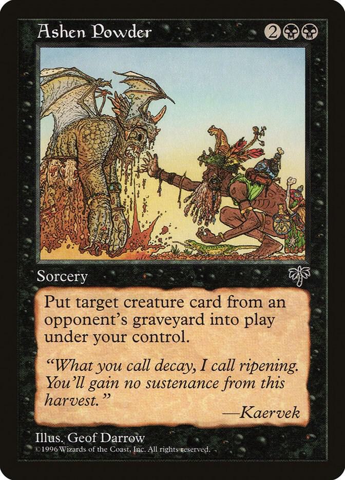 Ashen Powder card from Mirage