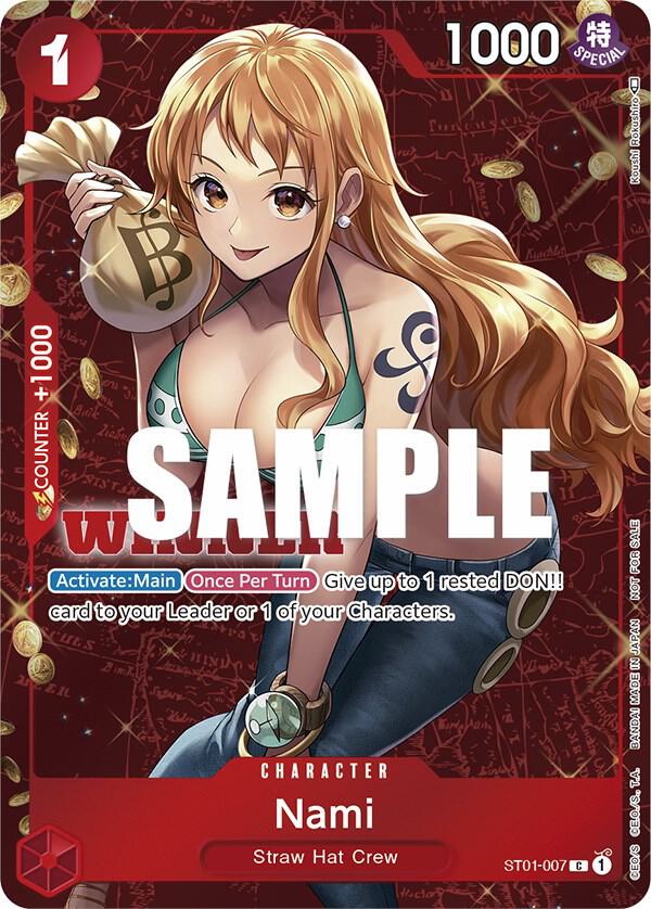 Nami (Tournament Pack Vol. 3) [Winner] ST01-007 card from One Piece Promotion Cards