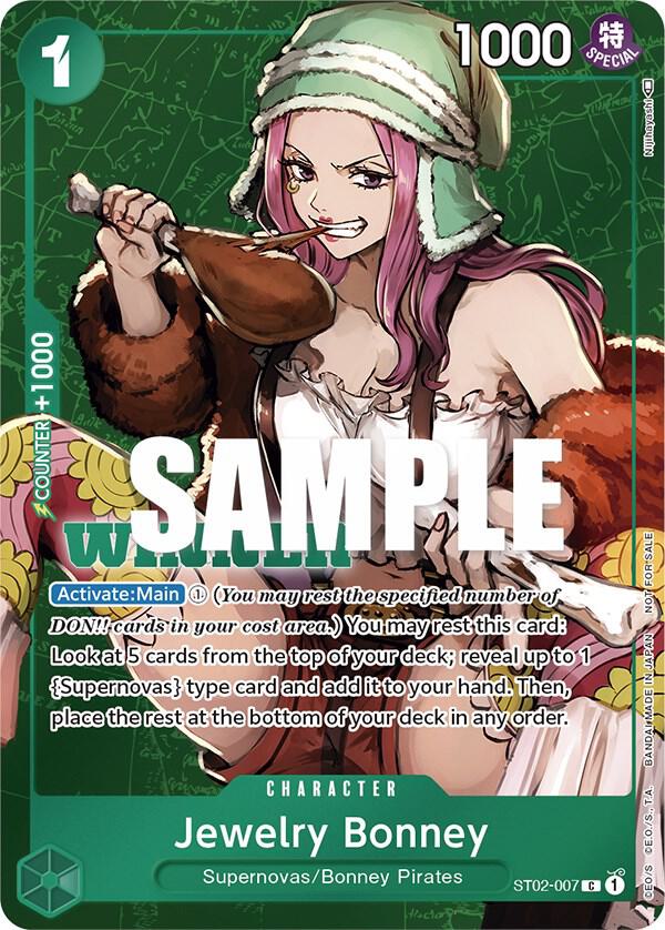 Jewelry Bonney (Tournament Pack Vol. 3) [Winner] ST02-007 card from One Piece Promotion Cards
