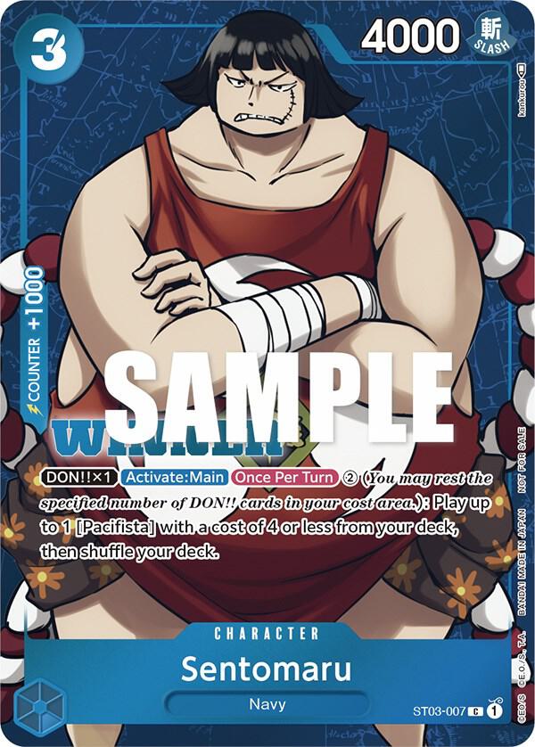 Sentomaru (Tournament Pack Vol. 3) [Winner] ST03-007 card from One Piece Promotion Cards