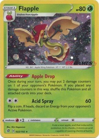 Flapple (EB Games Exclusive) 022/192 card from Miscellaneous Cards & Products
