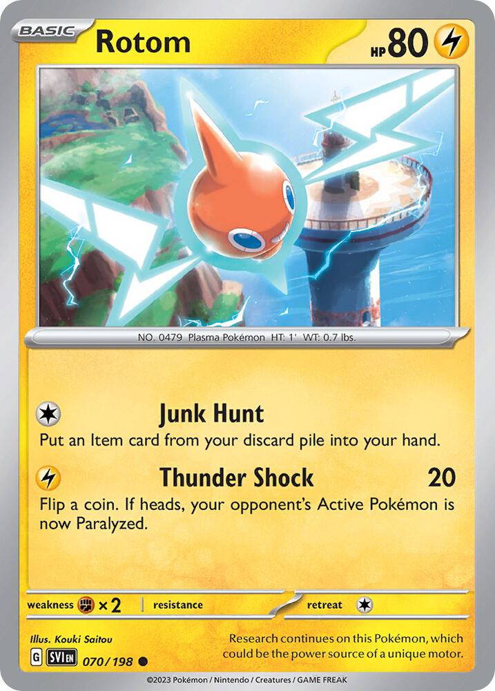 Rotom (Cosmos Holo) 070/198 card from Miscellaneous Cards & Products