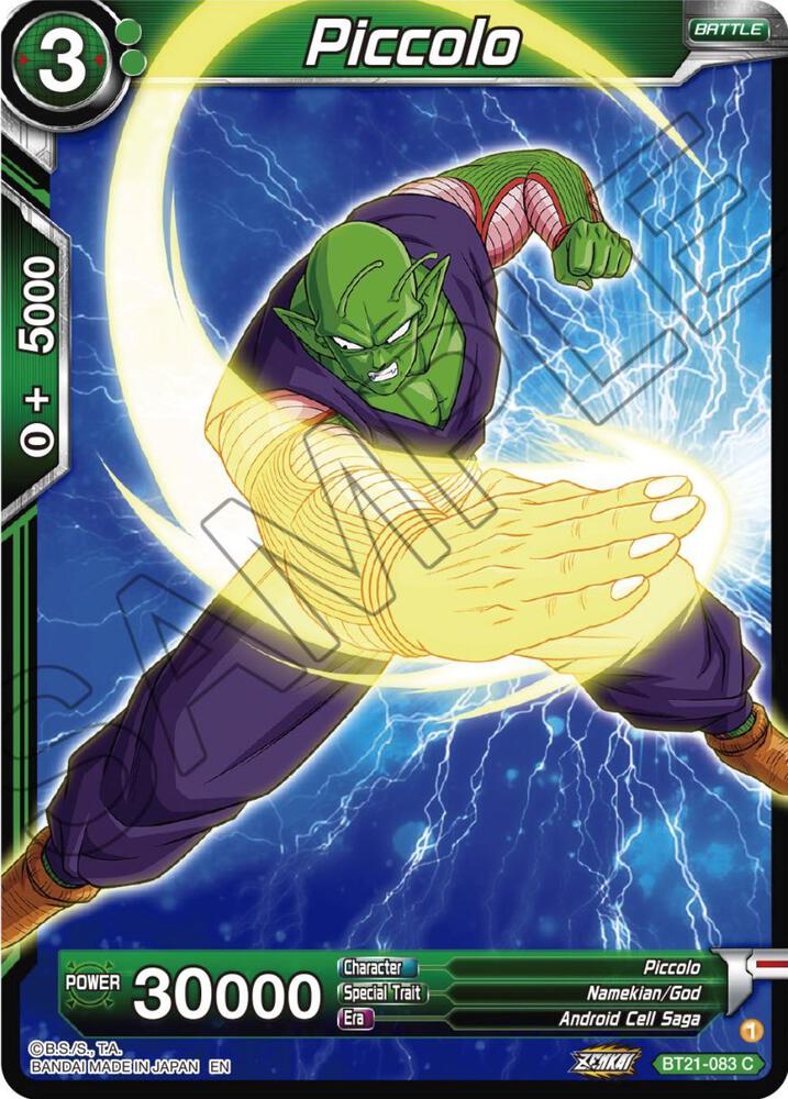 Piccolo BT21-083 card from Wild Resurgence