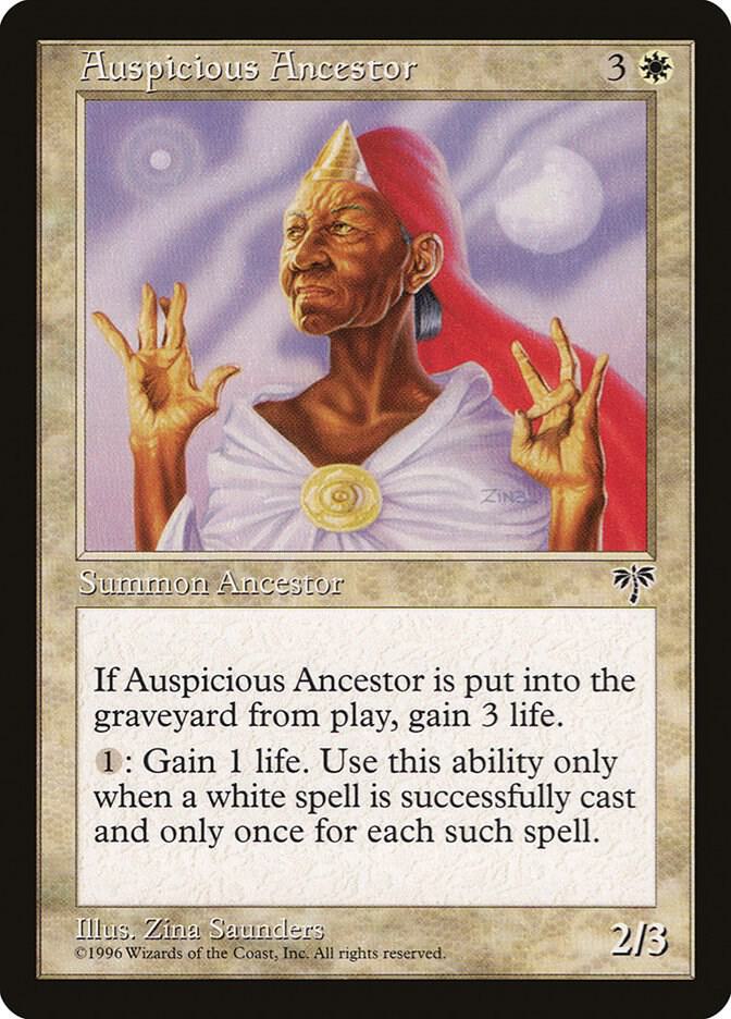 Auspicious Ancestor card from Mirage