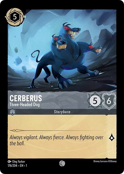 Cerberus - Three-Headed Dog 176/204 card from The First Chapter