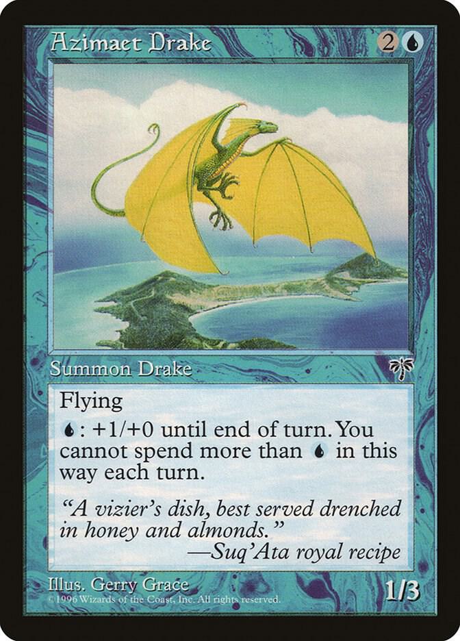 Azimaet Drake card from Mirage