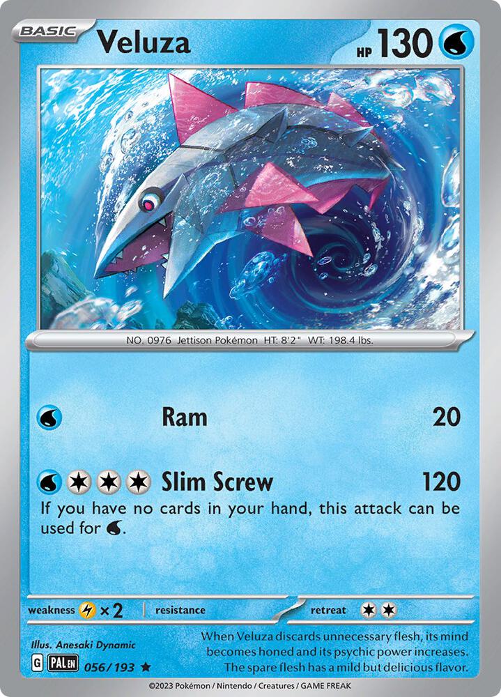 Veluza 056/193 card from SV02: Paldea Evolved