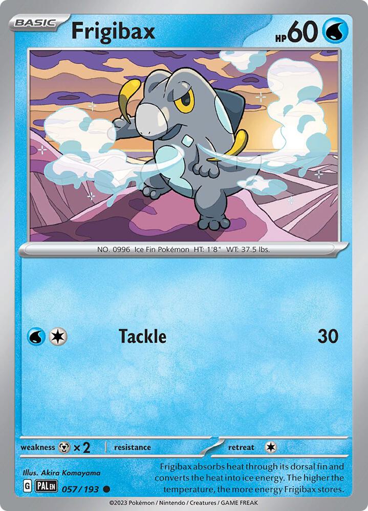 Frigibax 057/193 card from SV02: Paldea Evolved