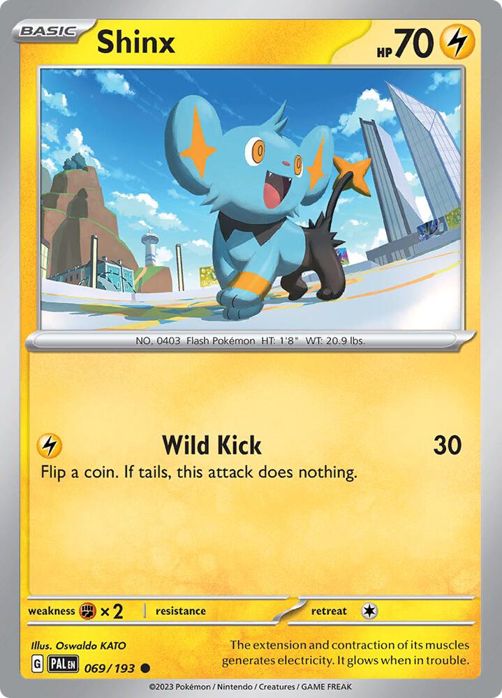 Shinx 069/193 card from SV02: Paldea Evolved