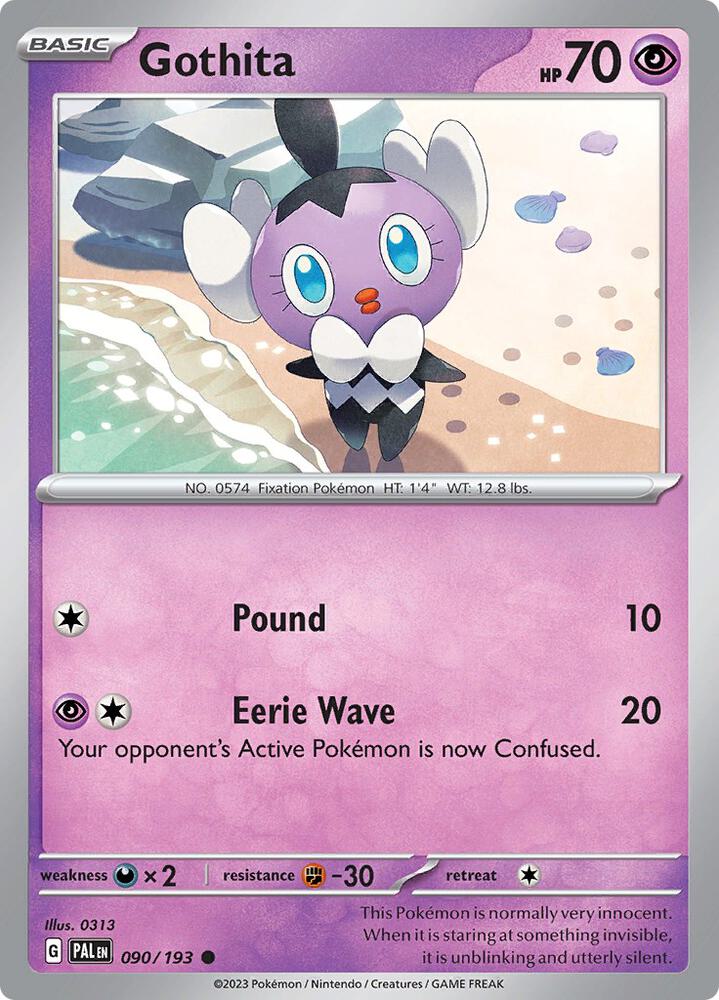 Gothita 090/193 card from SV02: Paldea Evolved