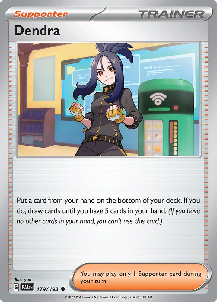 Dendra 179/193 card from SV02: Paldea Evolved