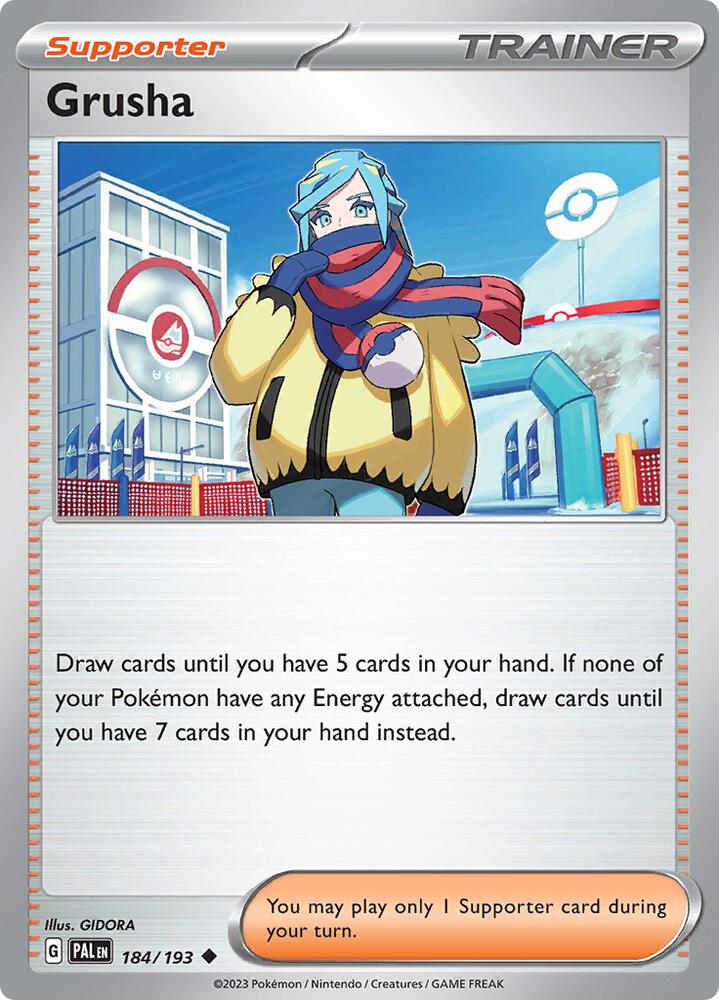 Grusha 184/193 card from SV02: Paldea Evolved