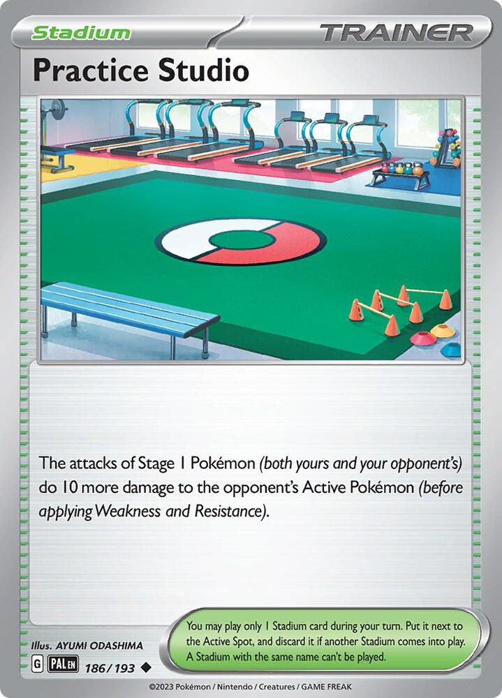 Practice Studio 186/193 card from SV02: Paldea Evolved