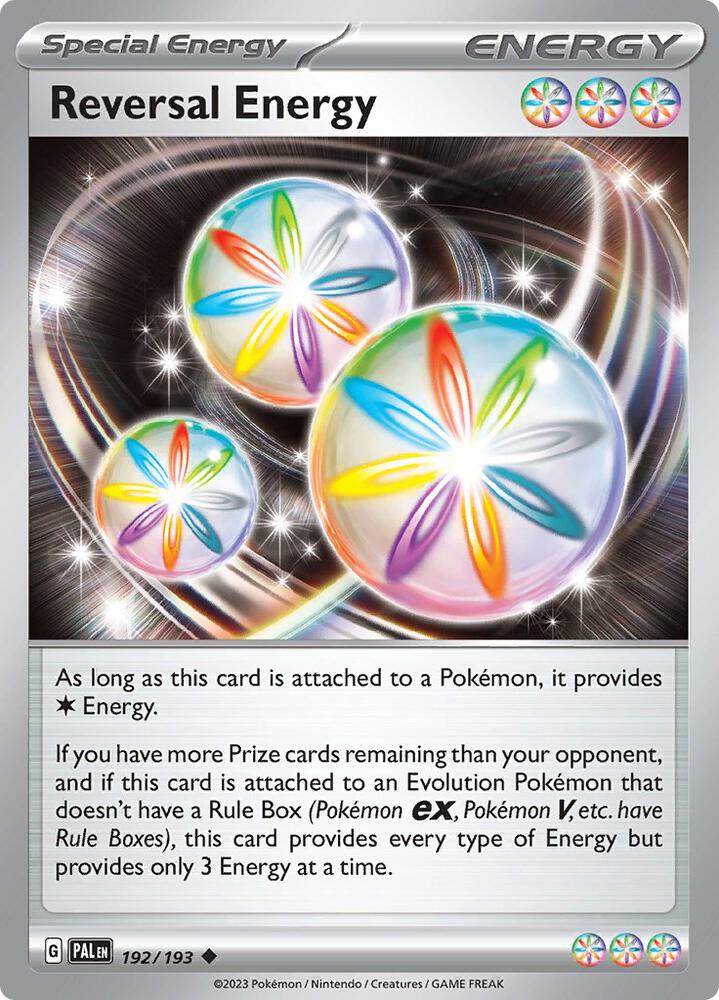 Reversal Energy 192/193 card from SV02: Paldea Evolved