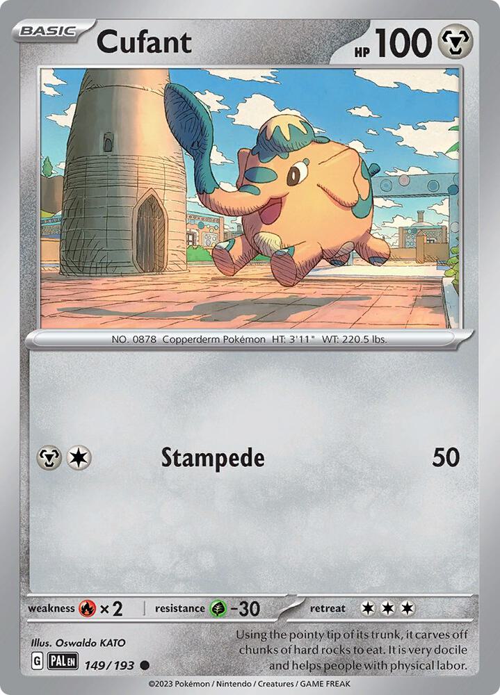 Cufant 149/193 card from SV02: Paldea Evolved