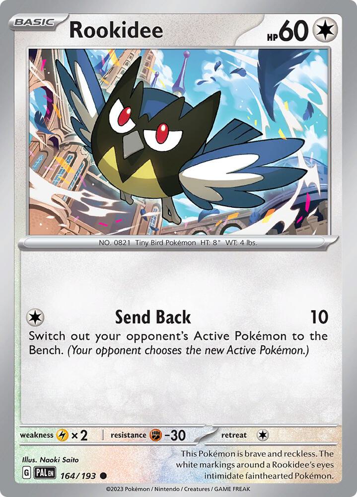 Rookidee 164/193 card from SV02: Paldea Evolved