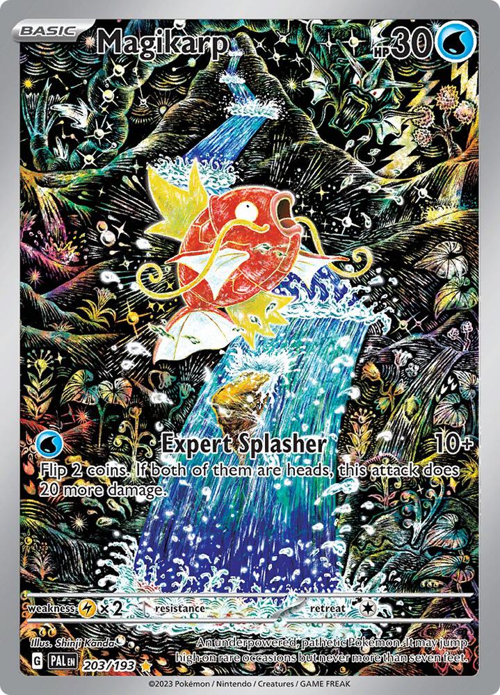 Magikarp 203/193 card from SV02: Paldea Evolved
