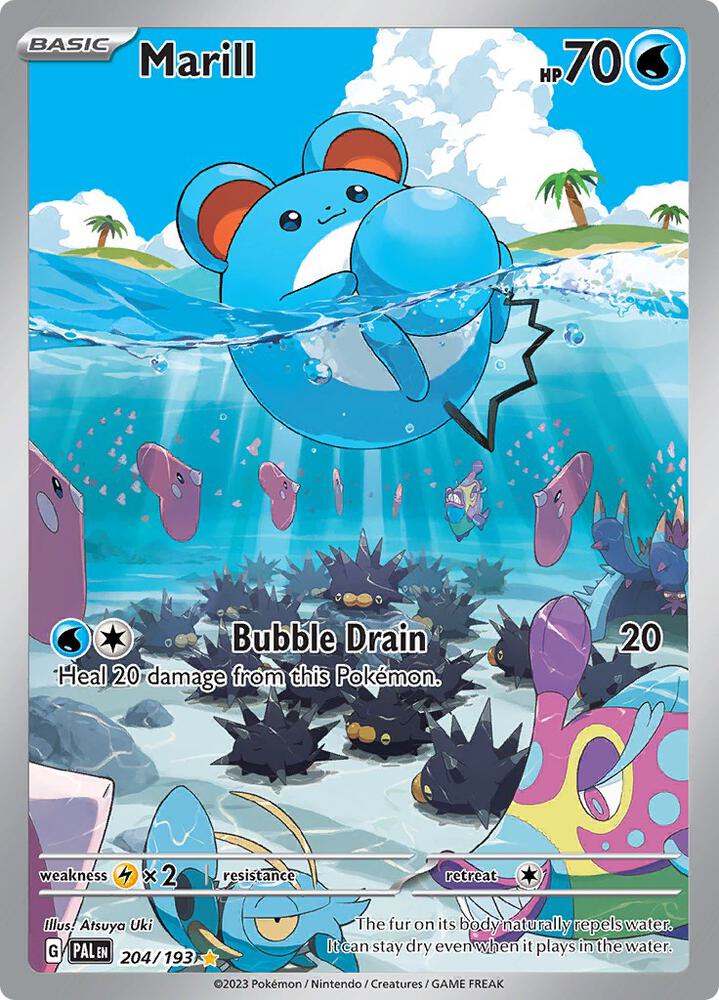 Marill 204/193 card from SV02: Paldea Evolved