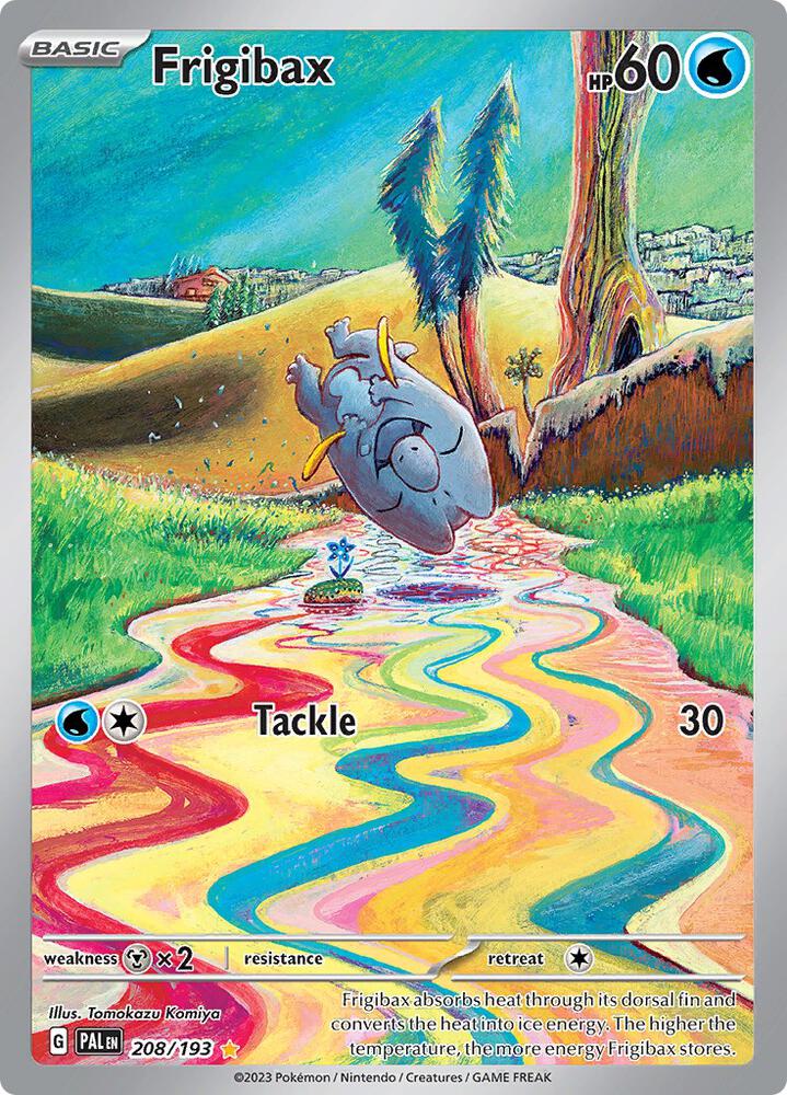 Frigibax 208/193 card from SV02: Paldea Evolved