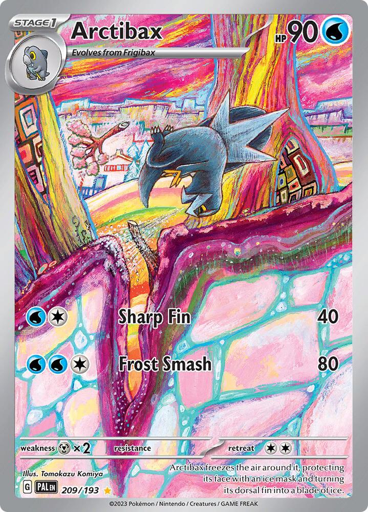 Arctibax 209/193 card from SV02: Paldea Evolved