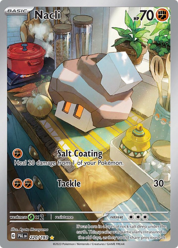 Nacli 220/193 card from SV02: Paldea Evolved