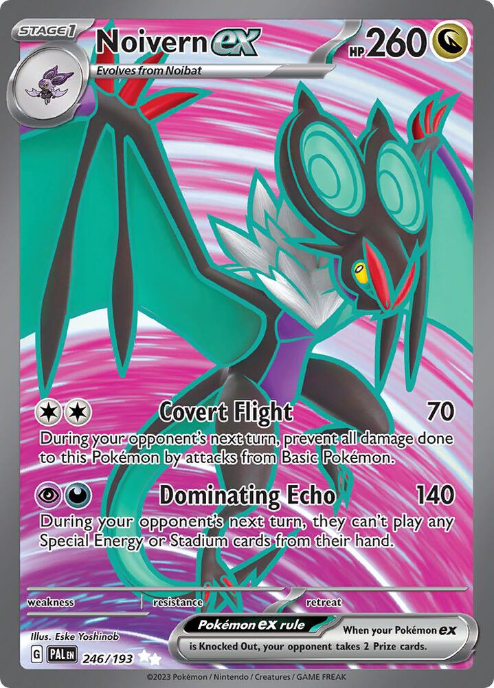 Noivern ex 246/193 card from SV02: Paldea Evolved